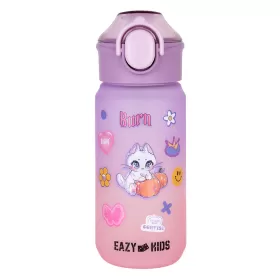 Eazy Kids Water Bottle 500ml wt Handle - Purple