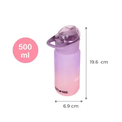 Eazy Kids Water Bottle 500ml wt Handle - Purple