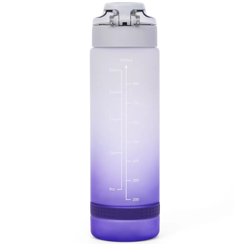 Eazy Kids Water Bottle 1000ml - Blue Grey