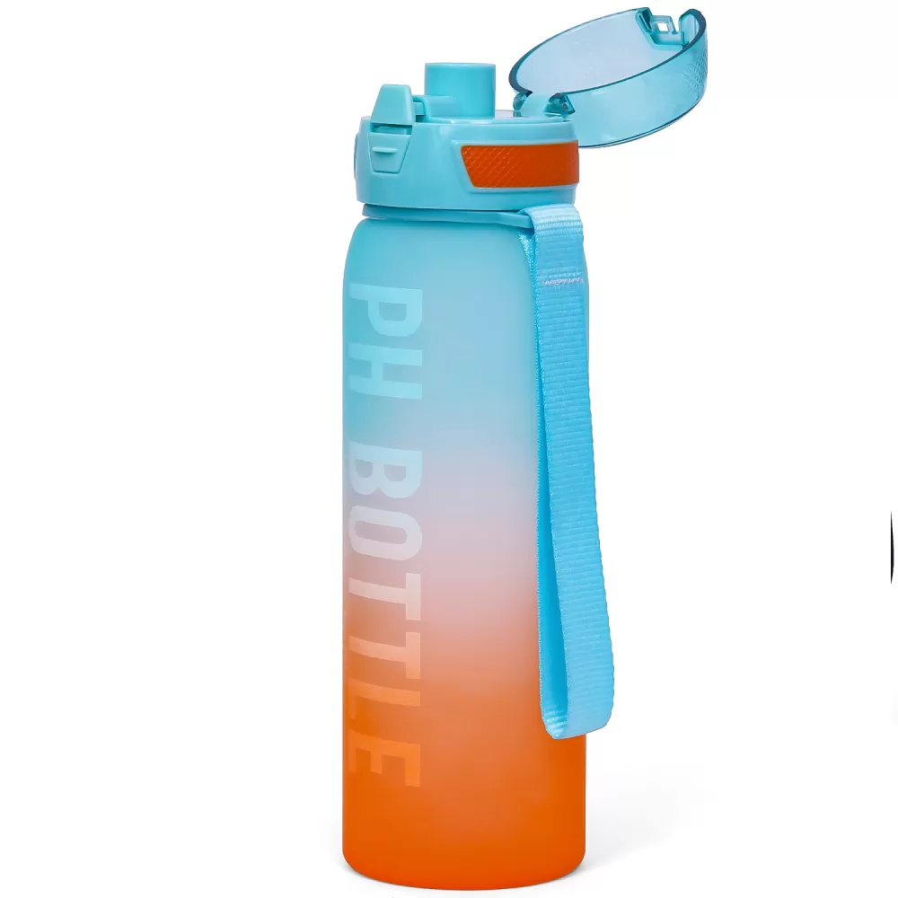 Eazy Kids Water Bottle 1000ml - Orange Blue