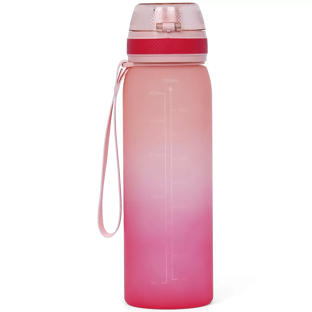 Eazy Kids Water Bottle 1000ml - Pink