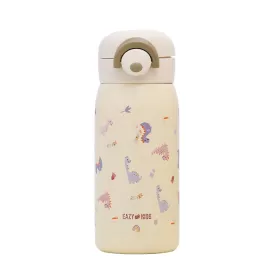 Eazy Kids Double Wall Insulated School Water Bottle - Ivory, 350ml