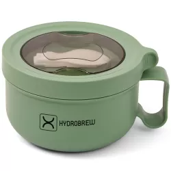 HYDROBREW Lunch Box with Folding Spoon - Green