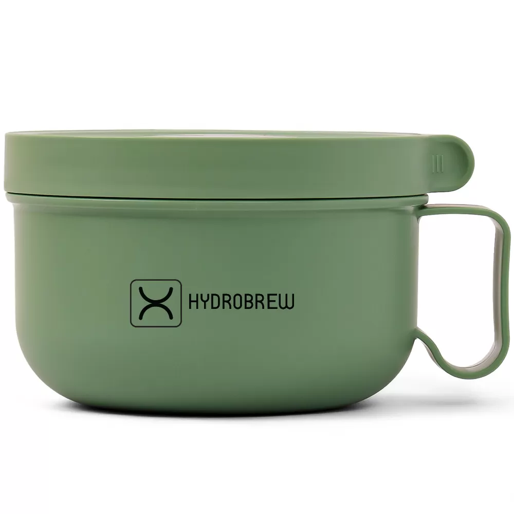 HYDROBREW Lunch Box with Folding Spoon - Green