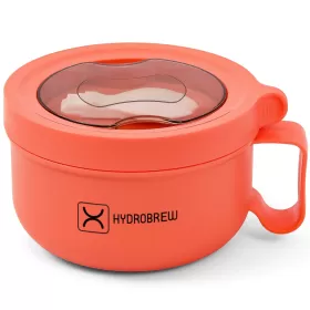 HYDROBREW Lunch Box with Folding Spoon - Pink