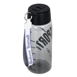 HYDROBREW Water Bottle 800ml with Grab String - Black