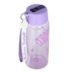 HYDROBREW Water Bottle 800ml with Grab String - Purple