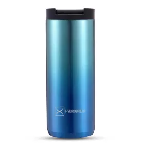 HYDROBREW Double Wall Insulated Tumbler Water Bottle - Blue, 500ml