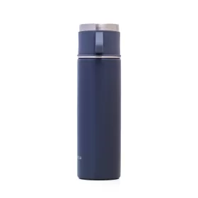 HYDROBREW Double Wall Insulated 500ml Tumbler Vacuum Flask with 2x 150ml Cup - Grey