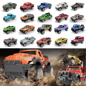 Little Story 10Pcs Slide Die Cast Graffiti Toy Car Set