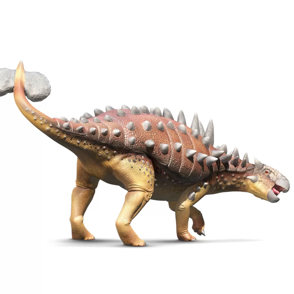 Little Story 6Pcs Simulated Dinosaur With IC Vocalization Toy (Included 2Pcs*AG3 Batteries)-Multicolor