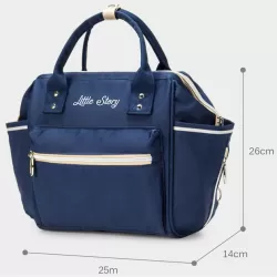 Little Story Ace Diaper Bag - Blue Beige