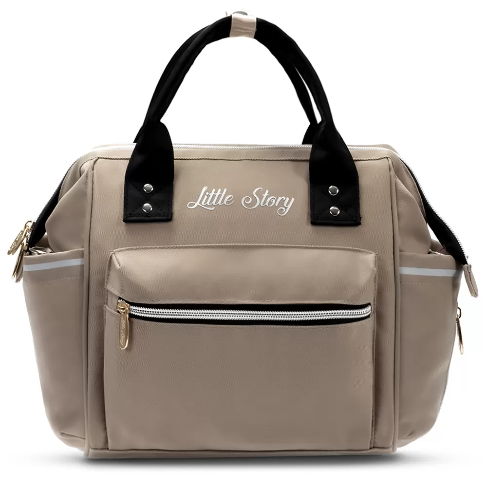 Little Story Ace Diaper Bag - Beige