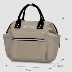 Little Story Ace Diaper Bag - Beige