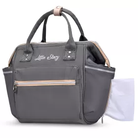 Little Story Ace Diaper Bag - Grey