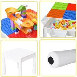 Little Story 4in1 Activity and Block Table with 350 Blocks - XL