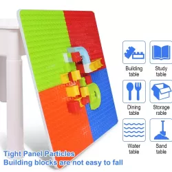 Little Story 4in1 Activity and Block Table with 350 Blocks - XL