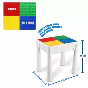 Little Story 4in1 Activity and Block Table with 50 Blocks - L