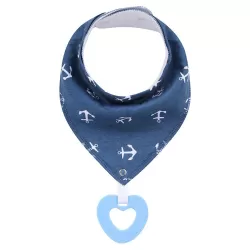 Little Story Bandana Drool Bibs Set of 2 - Anchors