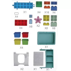 Little Story Blocks 3 in 1 Activity Table