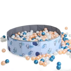 Little Story - Portable Ball pit with 90 balls and Carry bag - Multicolor