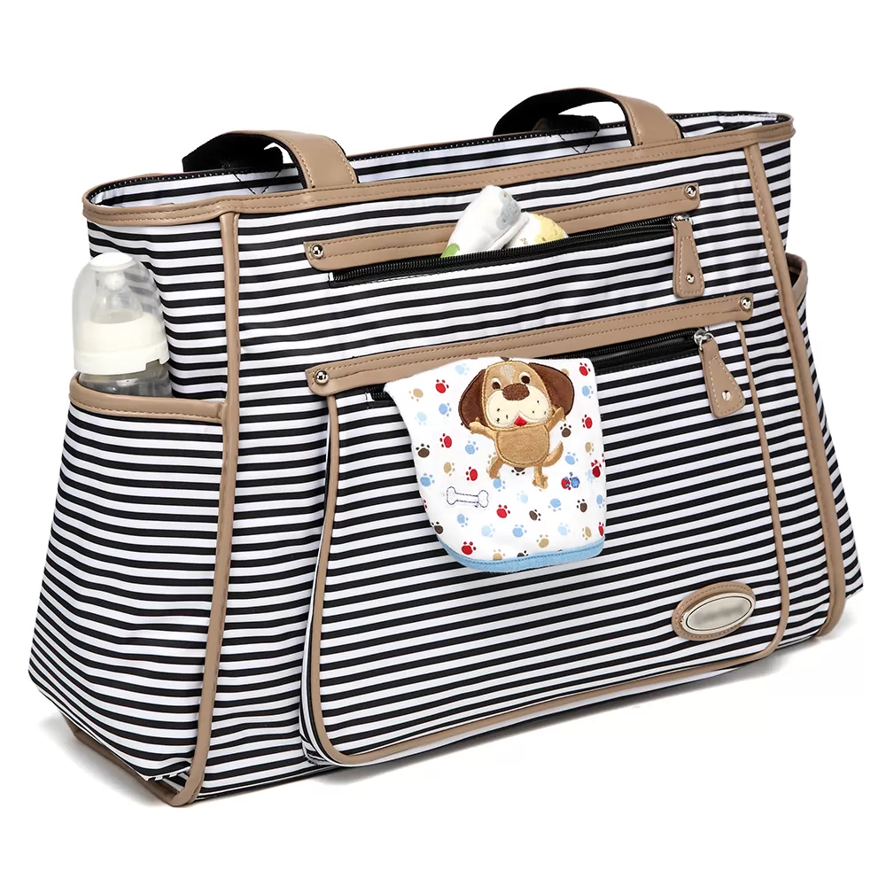 Little Story Betty Diaper Bag - Ivory