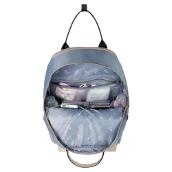 Little Story Kenzie Mom Dad Travel Diaper Backpack - Blue