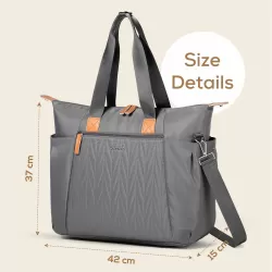 Little Story Zurich Pack and Go Baby Travel Diaper Bag - Grey