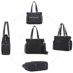 Little Story Matilda Diaper Bag - Black