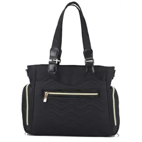 Little Story Matilda Diaper Bag - Black