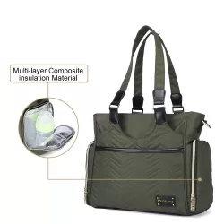 Little Story Matilda Diaper Bag - Olive Green