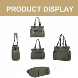 Little Story Matilda Diaper Bag - Olive Green