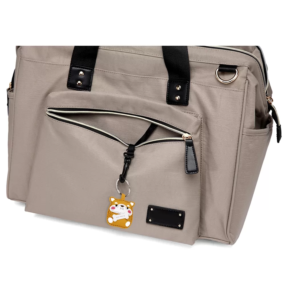 Little Story Zera Mom Dad Diaper Bag - Beige