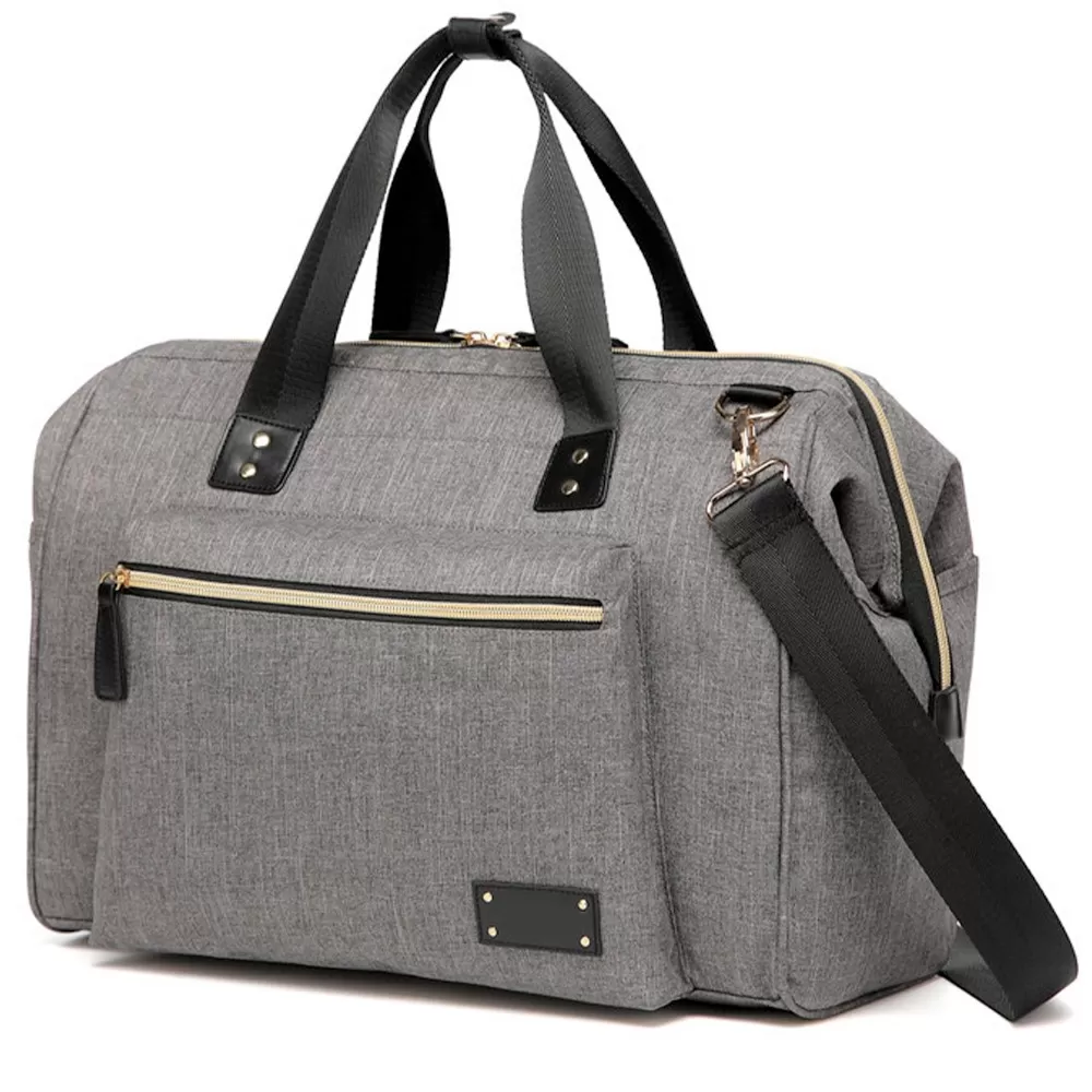 Little Story Zera Mom Dad Diaper Bag - Grey