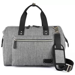 Little Story Zera Mom Dad Diaper Bag - Grey