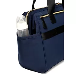 Little Story Zera Mom Dad Diaper Bag - Navy Blue