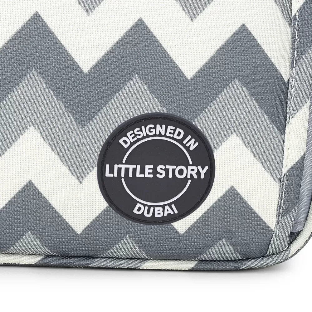 Little Story Baby Diaper Changing Clutch Kit - Wave Grey