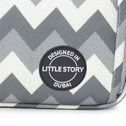 Little Story Baby Diaper Changing Clutch Kit - Wave Grey