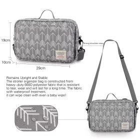 Little Story Baby Diaper Changing Clutch Kit - Melange Grey