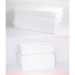 Little Story - Disposable Diaper Changing Mats - Pack of 100pcs - White