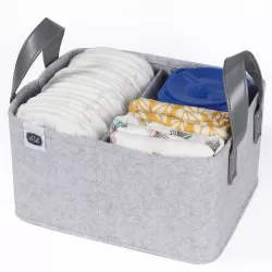 Little Story Diaper Caddy Simplex - Grey