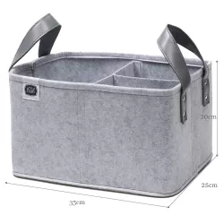 Little Story Diaper Caddy Simplex - Grey