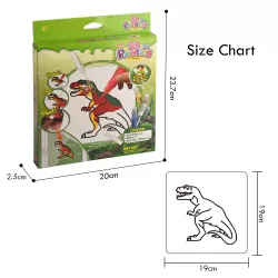 Little Story DIY Kids Art & Craft 3D Painting Set - Dinosaur