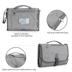 Little Story Diaper Changing Station Kit - Grey