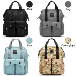 Little Story Elite Diaper Bag with Stroller Hooks & Changing mat - Camouflage