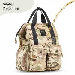 Little Story Elite Diaper Bag with Stroller Hooks & Changing mat - Camouflage