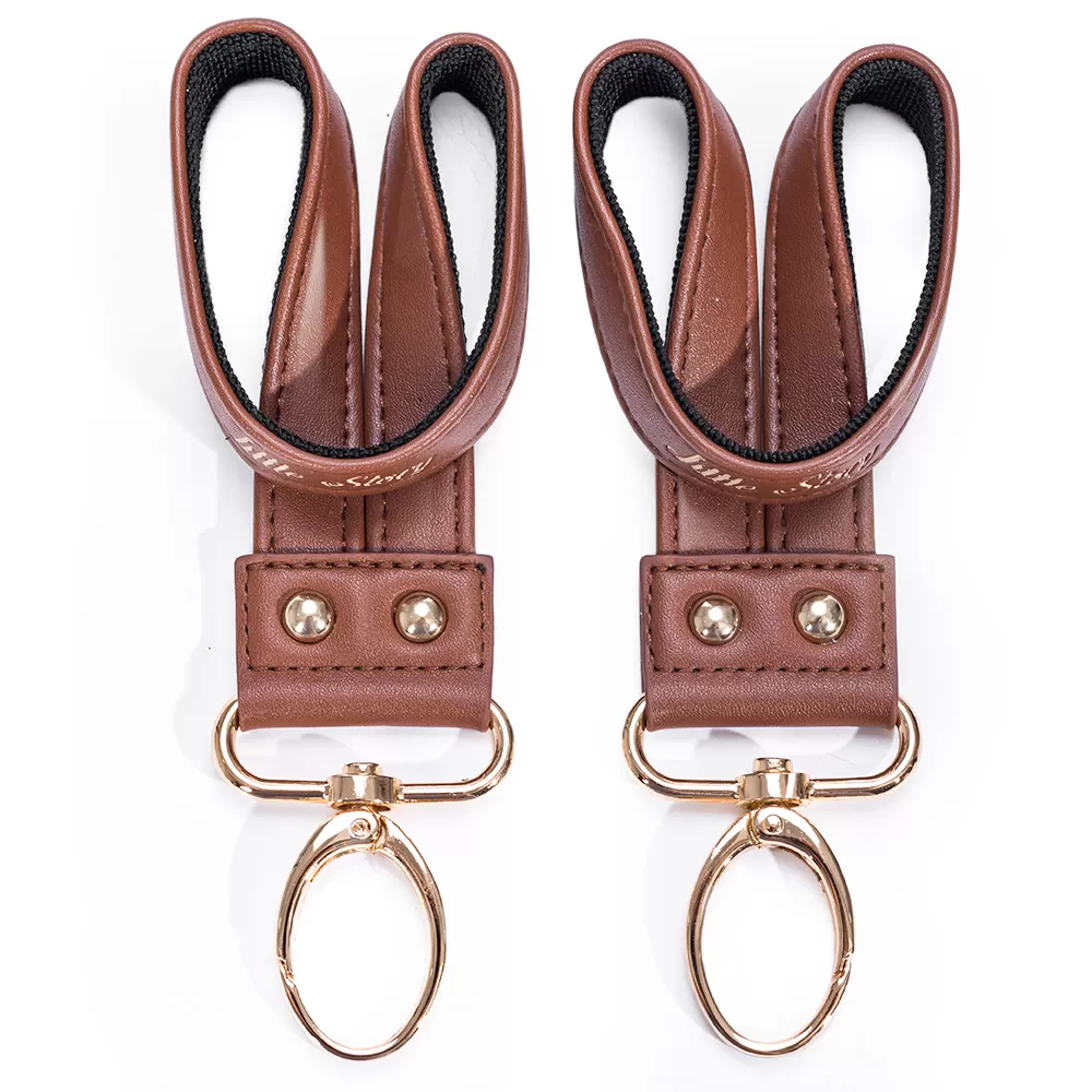 Little Story Premium Stroller Hooks - Brown