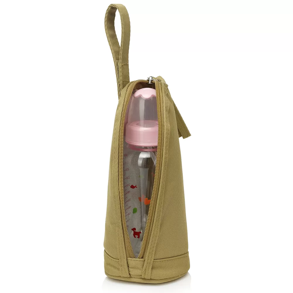 Little Story Insulated Bottle Bag - Khaki