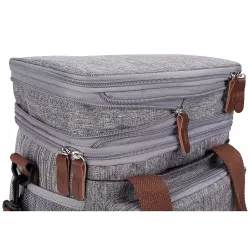 Little Story Insulated Lunch / Bottle Bag - Grey