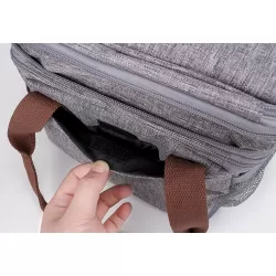 Little Story Insulated Lunch / Bottle Bag - Grey